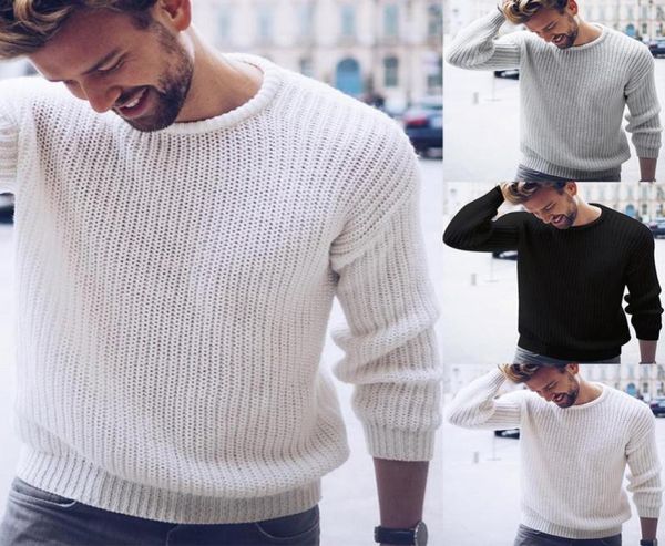 

fashion design cotton sweater pullover casual jumper for male knitted korean style clothes plus size sweaters9315815, White;black