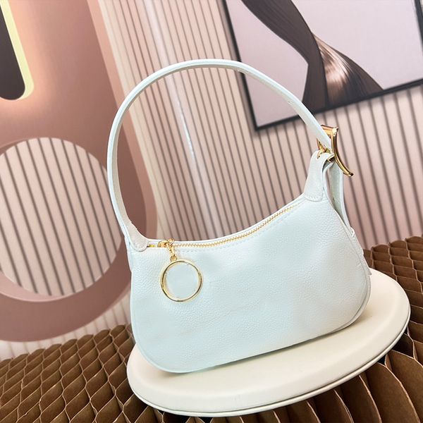 

leather totes small wallet underarm bag hardware letter pendant printing adjusting strap zip closure fashion shoulder bags handbag
