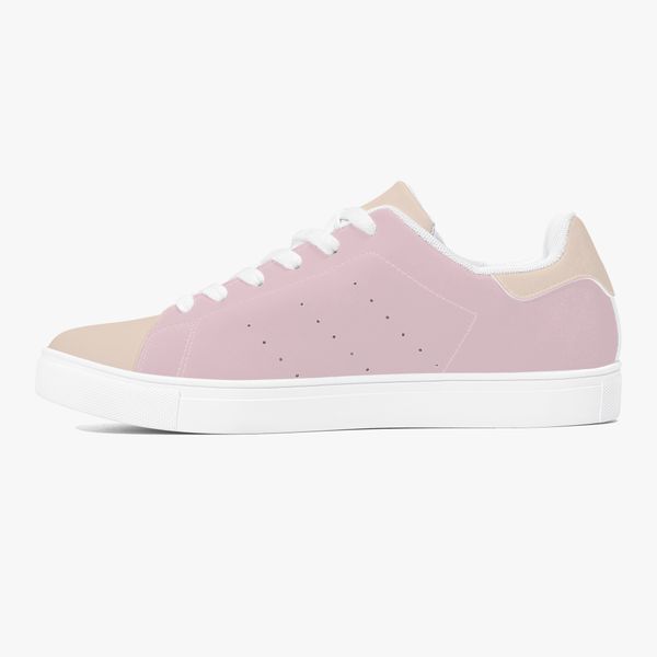 

customized shoes men's fashionable casual shoes diy women's shoes white background with alternating blue and pink f3-119