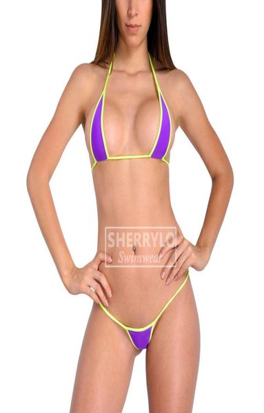 

mini micro bikini extreme teeny mini g string bikinis for women slim triangle beach microbikini tanning sunbathing4650982, White;black