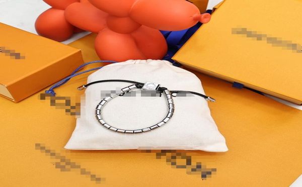 

mp3330 men039s monogram silver paradise bracelet strands018881307, Black