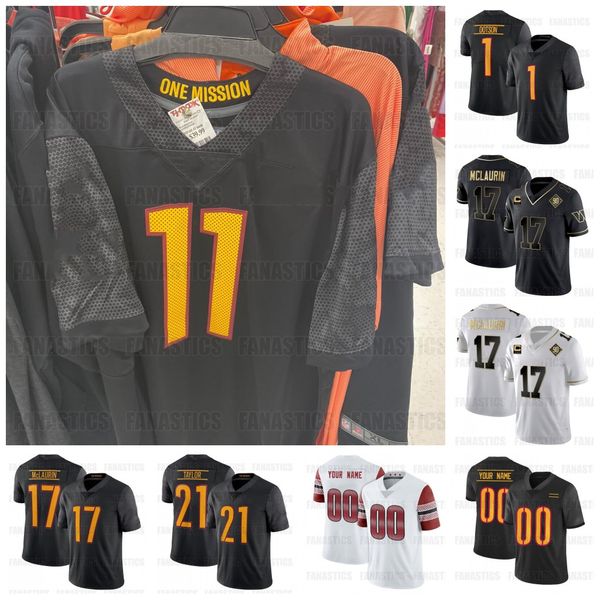 

jahan dotson 11 carson wentz jersey football washingtons commanders terry mclaurin chase young landon collins jerseys curtis samuel jonathan, Black