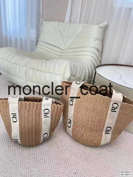 

2023 quality new women tote bags summer beach shoulder bag wicker woven female totes straw shopping bags casual rattan women handbags large