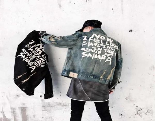 

2019 jeans jacket mens jackets and coats denim jacket mens hole clothes cotton jeans sxl18195150, Black;brown