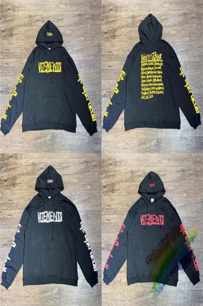 

yellow printing hoodie men women 1 oversize pullovers embroidery sweatshirts9648928, Black