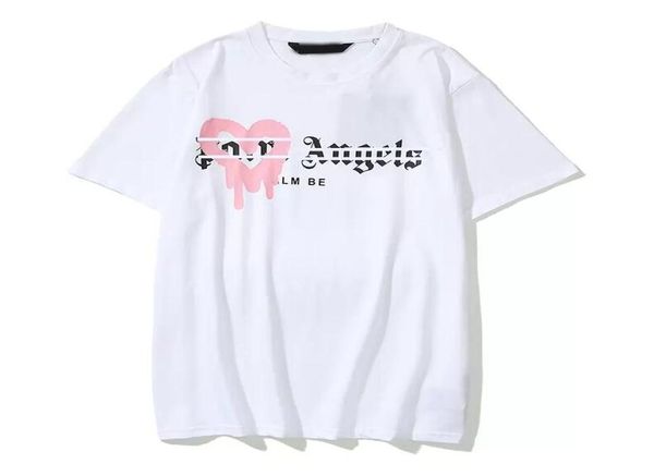 

mens women t-shirt brand s angel t shirt pa clothing spray letter short sleeve spring summer tide men and women tee new 059068304, White;black