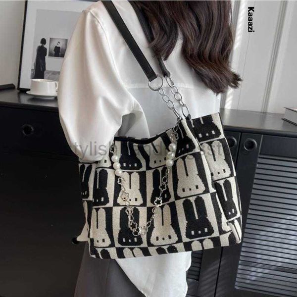 

designer bagtote summer fashion 2023 new high capacity handbag chain versatile luxury designer canvas women's work casual handbag styli