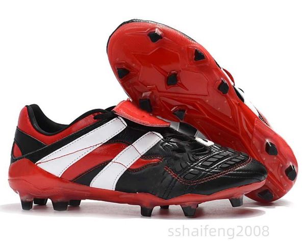 

predator accelerator 40 fg men soccer shoes leather hyperlative eternal class solar yellow firm ground football boots