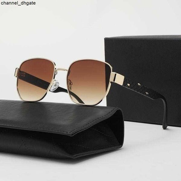 

new fashion 0527 channel sunglasses polygonal british men's and women's fashion sunglasses street shooting tourism anti glare glas, White;black
