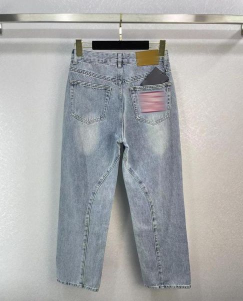 

women039s jeans 2023 new spring summer milan runway jeans designer jeans brand same style pants 021825129944, Blue