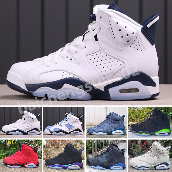 

2023 jumpman 6 og 6s mens basketball shoes georgetown oreo metallic silver mint foam electric green dmp unc black cat men sport women sneake