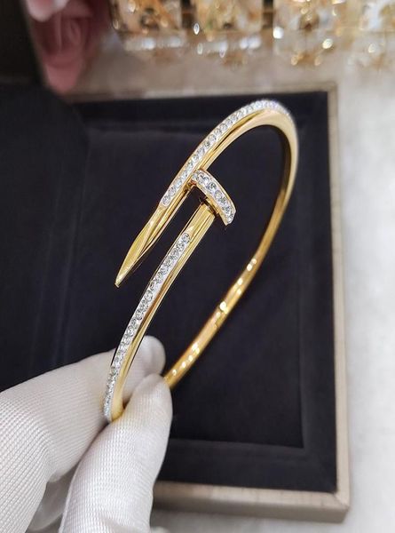 

ca designer bracelets luxury brand fashion bangle stainless steel classic diamond bracelets jewelry for men and women party weddin3152516, Black