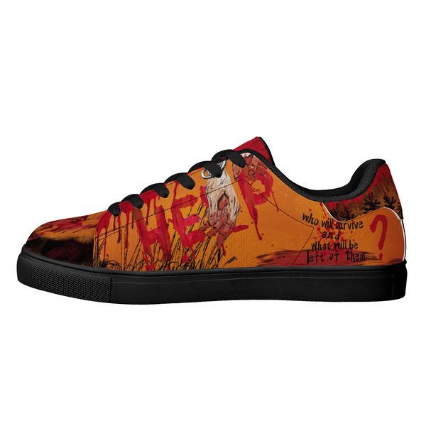 

customized shoes men's fashionable casual shoes diy women's shoes black bottom dusk electric sawman f3-379