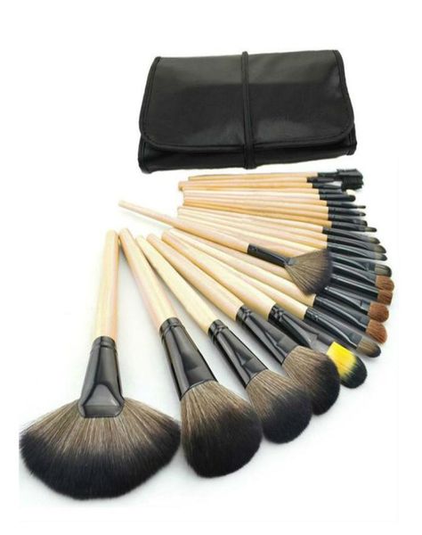 

professional 24 pcs makeup brush set tools makeup toiletry kit make up brush set case cosmetic brush 2843440