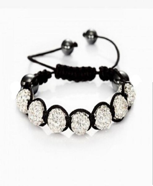 

whole fashion shambhala jewelry new mix colors s promotion 10mm crystal ab clay disco 9 balls shambala bracelets9596615, Golden;silver