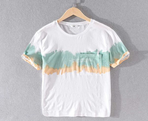 

short sleeve print tshirts for men summer cotton linen oneck graphic tees male fashion casual retro funny t shirts 2106015252116, White;black