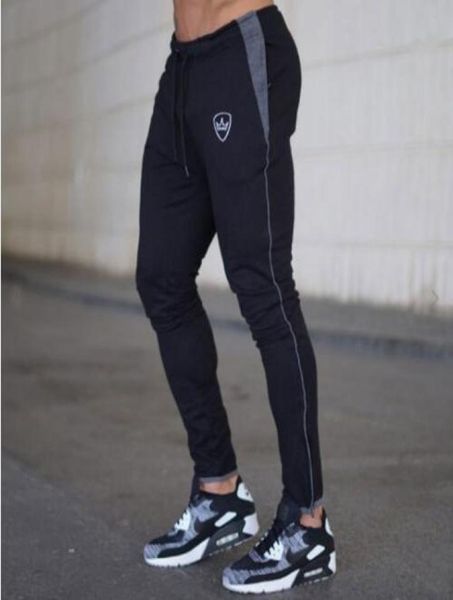 

2019 casual gym mens pants new bodyboulding clothing street trousers fitness jogger sweatpants male sweat pants with mxxl5761615, Black