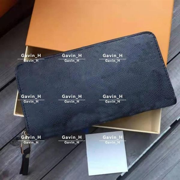 

19cm fashion wallet leather women purse man totes wallets277r, Red;black