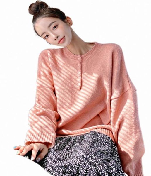 

women039s sweaters dazy drop shoulder button half placket sweater e8h095989664780015, White;black