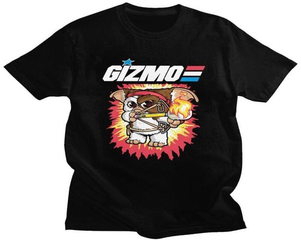 

men039s tshirts personality funny gremlins t shirt men short sleeves pure cotton tshirt print gizmo mogwai monster tee f4271598, White;black