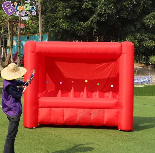 

outdoor event 2.3m height advertising inflatable archery toy inflation arrow shooting blow up sport games machine for game center kids toys