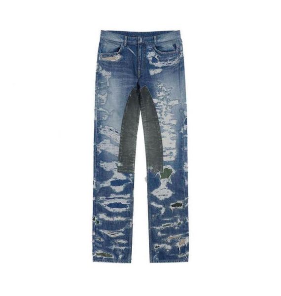 

ss autumn winter new diamond studded jeans ww2101234567494150, Blue