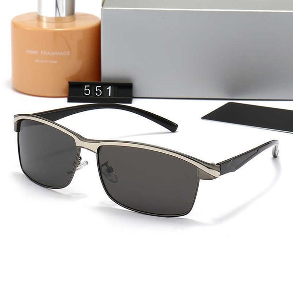 

new men's polarized sunglasses fashion casual sunglasses driving glasses 551, White;black