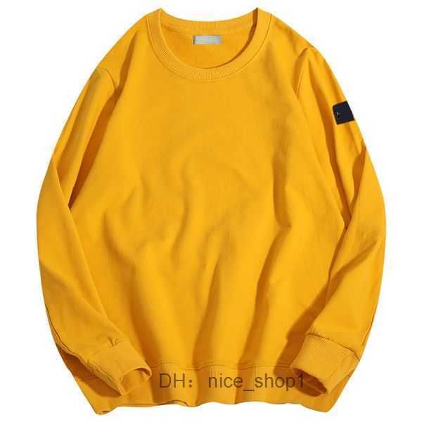 

2023 stone home luxury fashion hoodie simple casual men's coat autumn and winter no hat long sleeve new designer solid color, Black