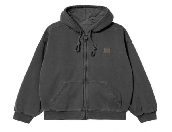 

58yi 2023 new men039s hoodies sweatshirt north america brand carhart wash water old sweater3937915, Black