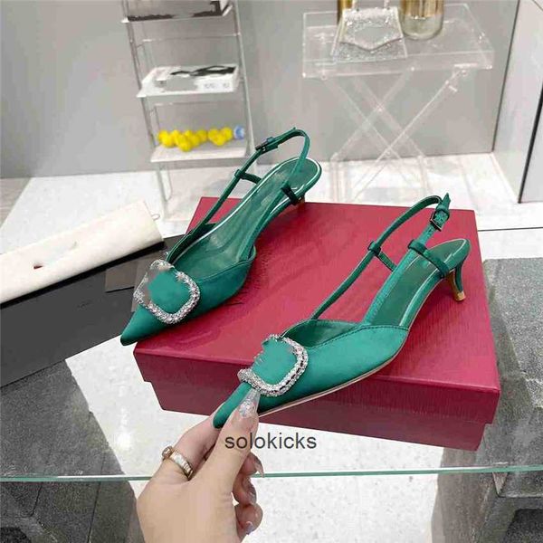 

flat valentinolies fashion dress casual shoes women leather shoes high heel metal 03-04 buckle letter wedding party business, Black