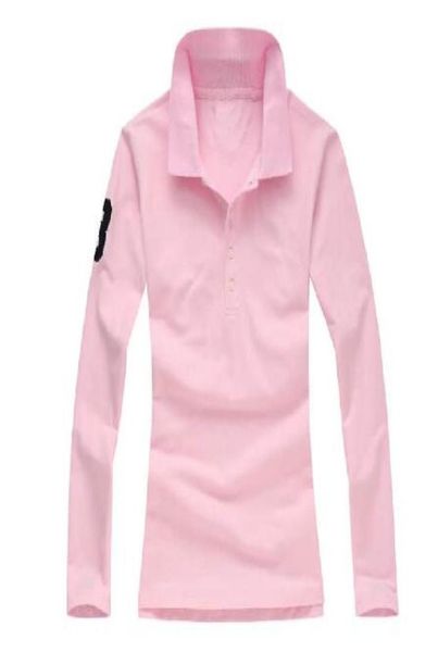 

autumn women long sleeve polo tshirt women polos shirt tees 100 cotton sxl3795838, White
