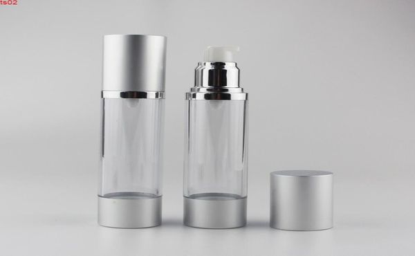 

15ml 30ml 50ml empty sample airless pump cosmetic aluminum container small lotion vacuum eye cream bottles pumphigh qiy5911533