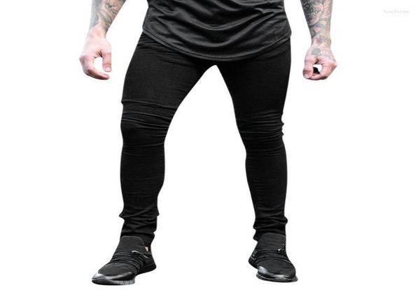 

men039s jeans fashion denim men skinny masculino elastic pencil trousers black for pants slim fit calca masculina 205618460, Blue