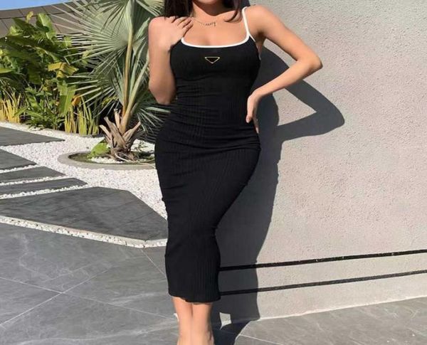 

womens casual dresses sleeveless shirts flat skirts woman slim outwears summer dress sl3555537, Black;gray