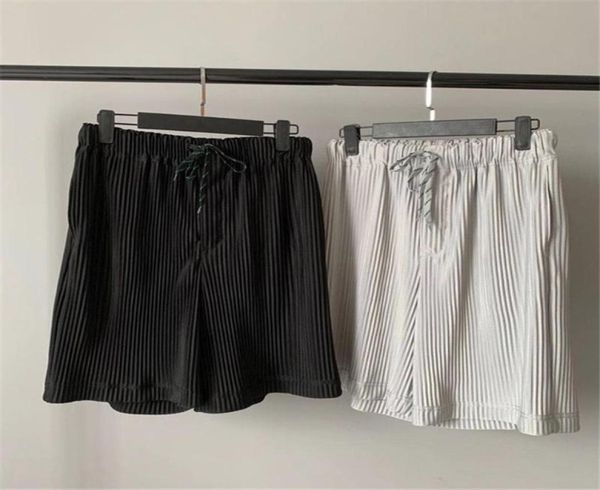 

pleated homme plisse shorts men women drawstring beach men039s5440834, White;black