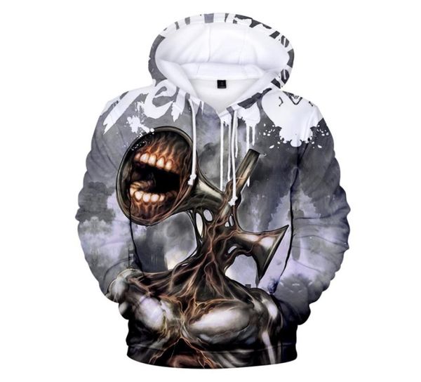 

siren head 3d print hoodies sweatshirts women men oversized harajuku hoodie 3d ladies pullover hooded autumn winter sweatshirt7475975, Black