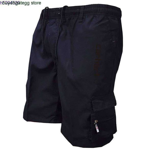

mw39 2023 summer new men's shorts fashion tooling brand carhart military style multi pocket work leisure outdoor fitness pants, White;black