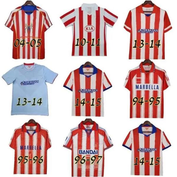 

madrids retro soccer jerseys 94 95 96 97 03 04 05 10 11 13 14 15 atletico vintage f.torres simeone koke football shirts 1994 1995 1996 1997, Black;yellow