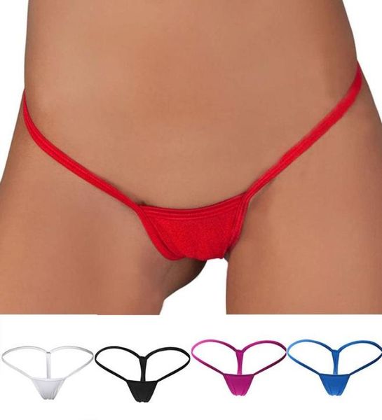 

women039s panties women fashion underwear micro gstring mini thong lingerie briefs polyester material low waist type soli8651126, Black;pink