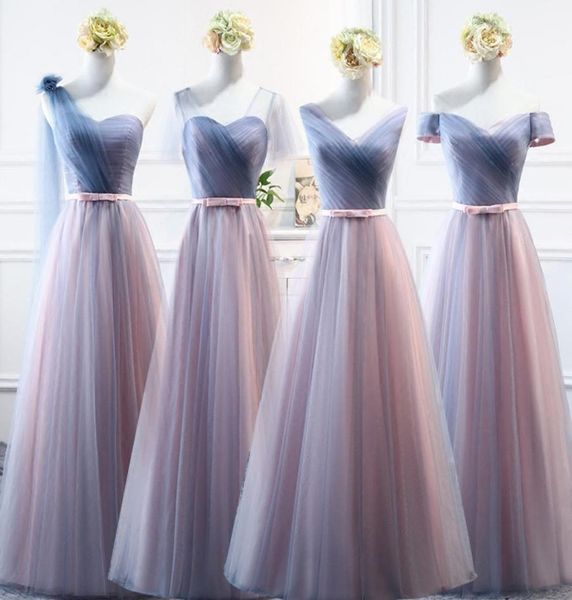 

lace pink lace bridemaid dresses long formal wedding party prom dresses robe de soiree vestido de noiva evening4140945, White;pink