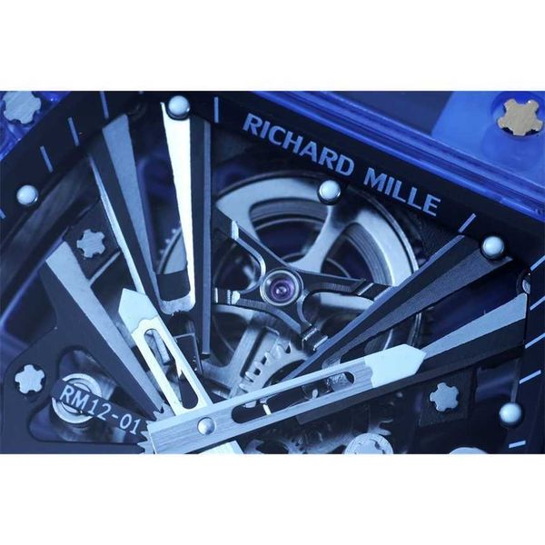 

superclone rm12 watches wristwatch designer luxury mens mechanics watch richa milles watch men mechanical goods automatic big brands frank b, Slivery;brown