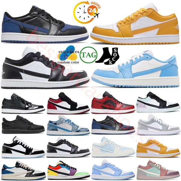 

women jumpman 1 low patent bred toe lucky green pollen gym red stealth mystic navy black reverse mocha diamond game royal shadow men obsidia