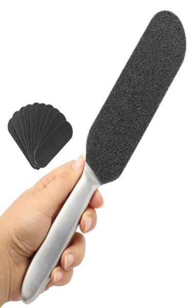 

stainless steel dual sided hard dead skin callus remover foot rasp file exfoliating scrub board feet care pedicure tools black2968957