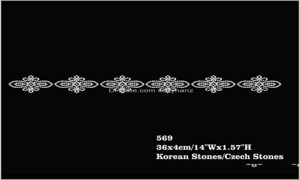 

sewing notions tools apparel 14 inches fix rhine iron on heat transfers sticker lantern lace motif applique 30pcslot2414307, Black
