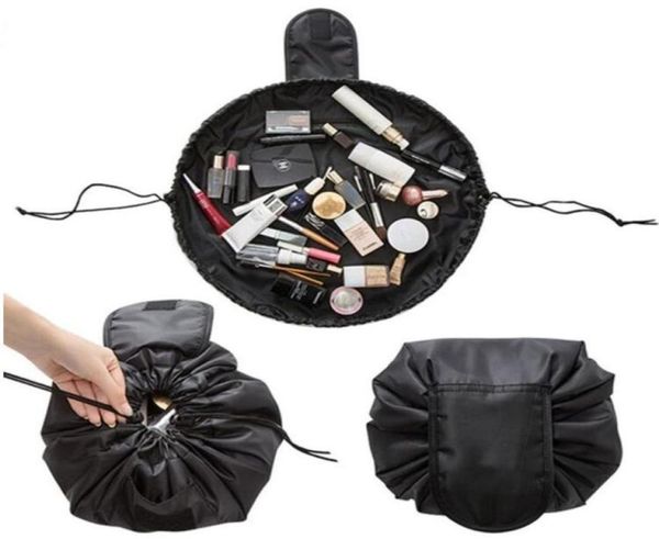 

waterproof travel makeup brushes cosmetic toiletry case wash organizer storage foldable pouch portable drawstring bag tool33518044444