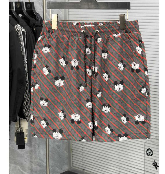 

men's designer shorts quick dry men's beach shorts casual sports jogging shorts printed summer street swimming shorts asian size m, White;black