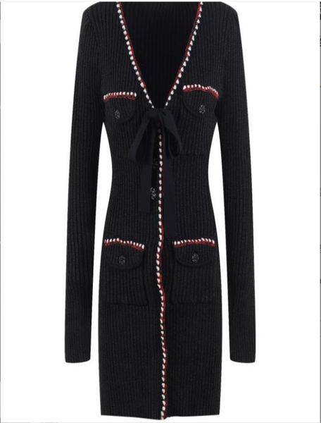 

1220 l 2022 spring summer a line long sleeve dress prom fashion v neck flora print above knee brand same style black yl4190130