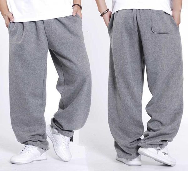 

fashion hip hop streetwear sweatpants men joggers cotton autumn winter sweat pants loose baggy track trousers male clothes cj191213871663, Black