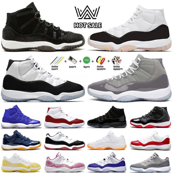 

jumpman 11 11s mens basketball shoes neapolitan cool grey neutral olive cap and gown gamma blue cherry bred dmp unc citrus mens womens train