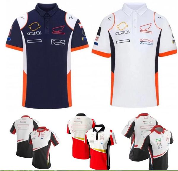 

new f1 racing polo shirt summer lapel t-shirt same customization